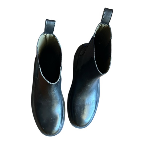 Zara Chunky Boots Black Size 40 - Picture 4 of 8